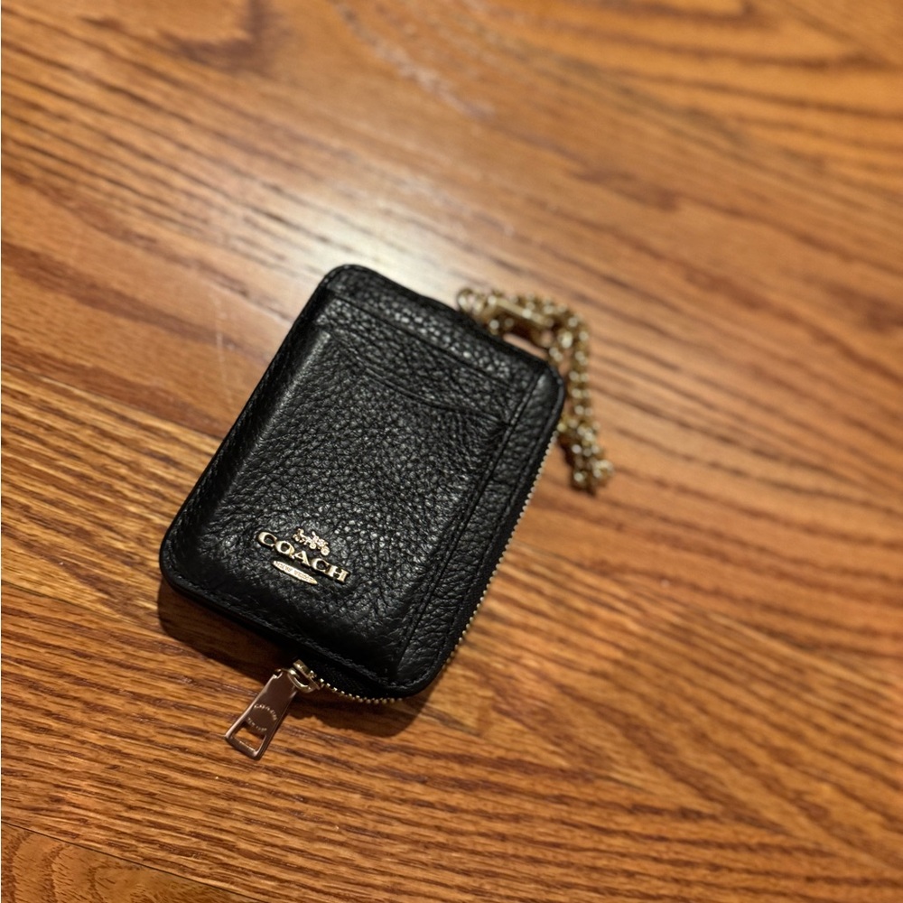 Coach Black Leather Wallet